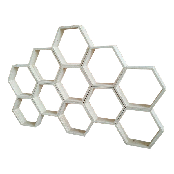 Honeycomb DIY Wall Shelves